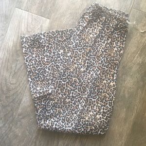 Leopard print Pajama pants